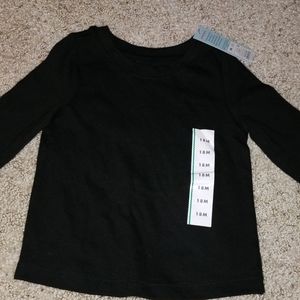 Black 18 months girls top